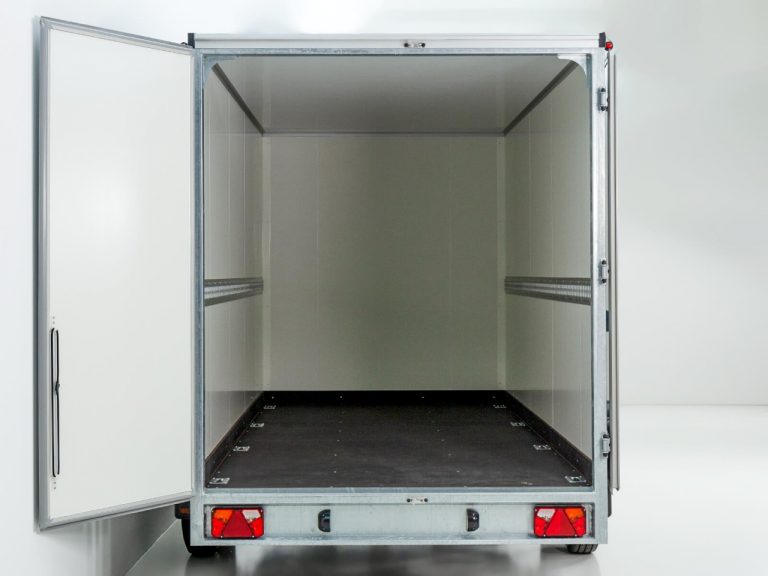 Vezeko Kofferanhänger 200x401cm Höhe:205cm 2,7t | Tür | schwarz – Bild 6