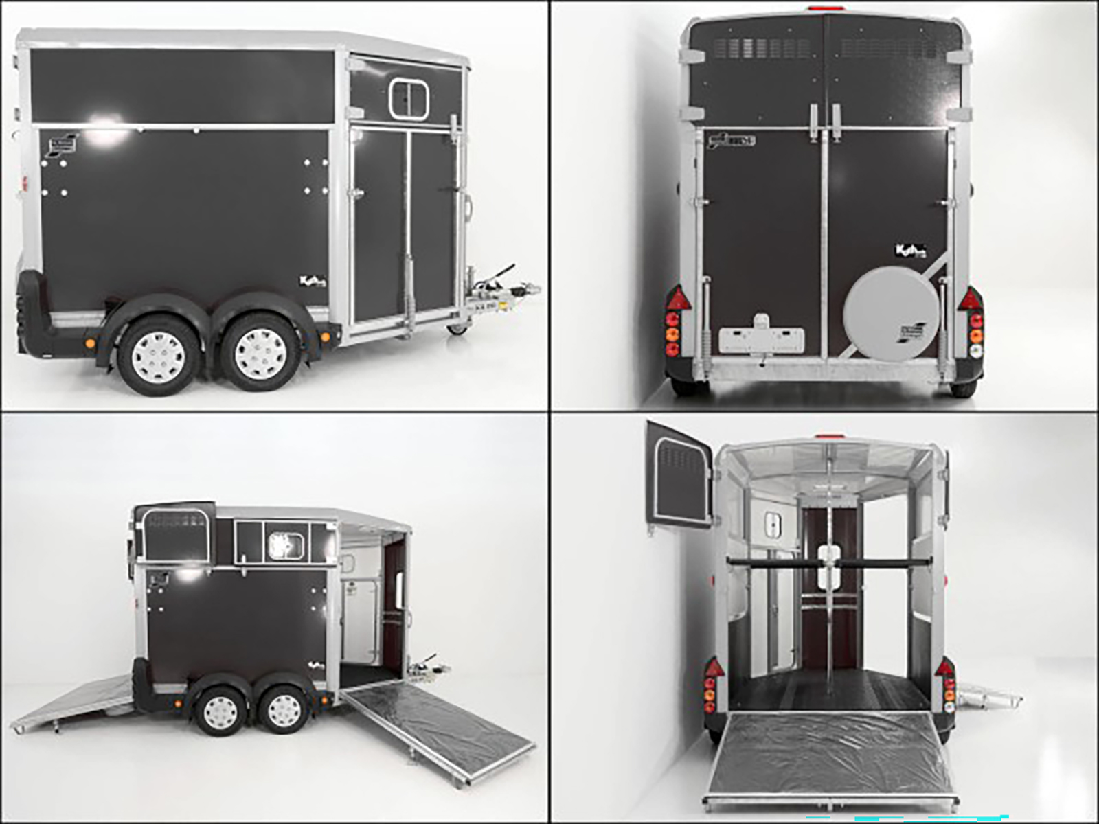 Ifor Williams Pferdeanhänger HB511|anthrazit|Frontausstieg – Bild 4