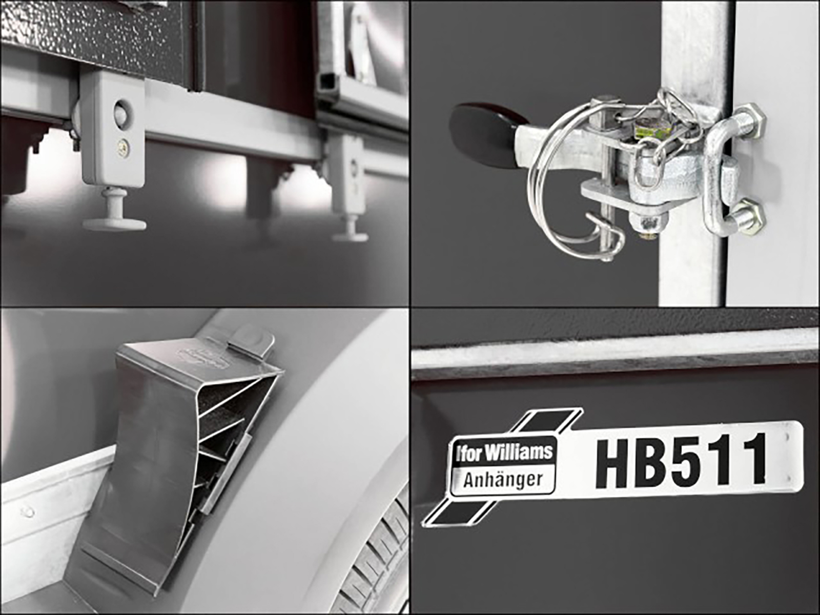 Ifor Williams Pferdeanhänger HB511|anthrazit|Frontausstieg – Bild 2